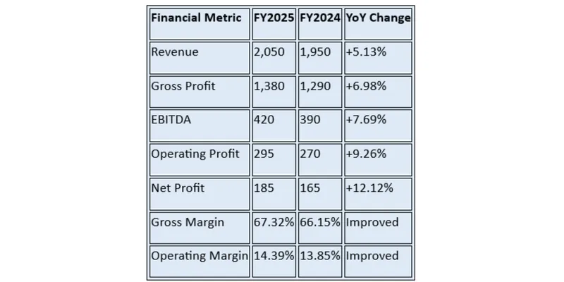 Financial Summary Table